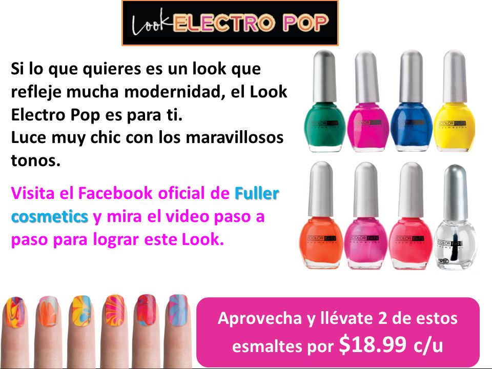 Aprovecha y llévate 2 de estos esmaltes por $18.99 c/u