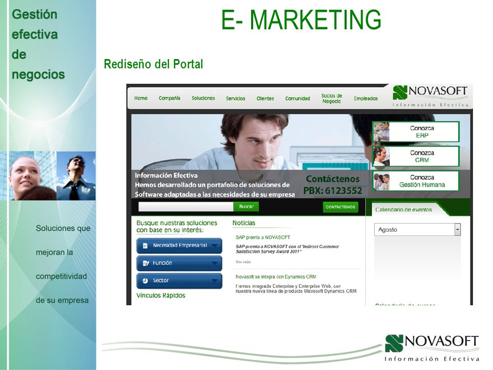E- MARKETING Rediseño del Portal
