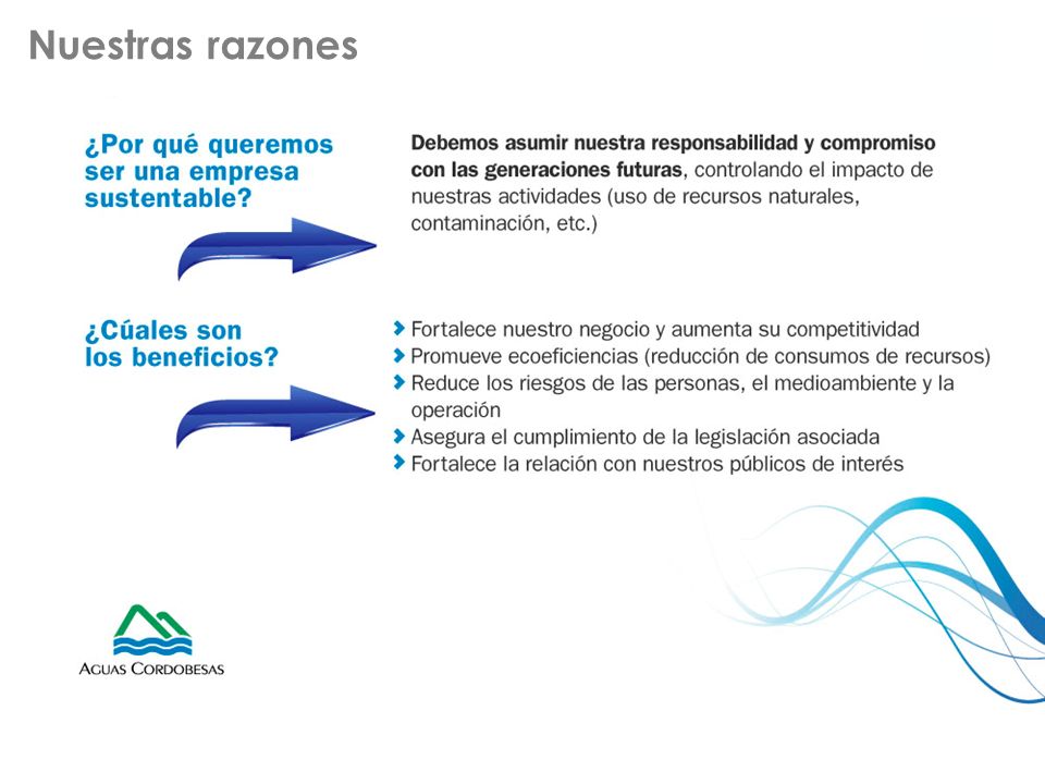 Nuestras razones