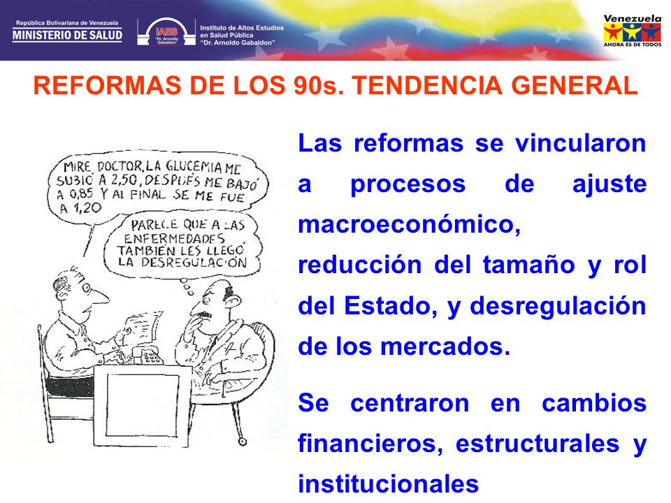 REFORMAS DE LOS 90s. TENDENCIA GENERAL