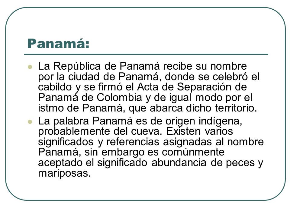 Panamá: