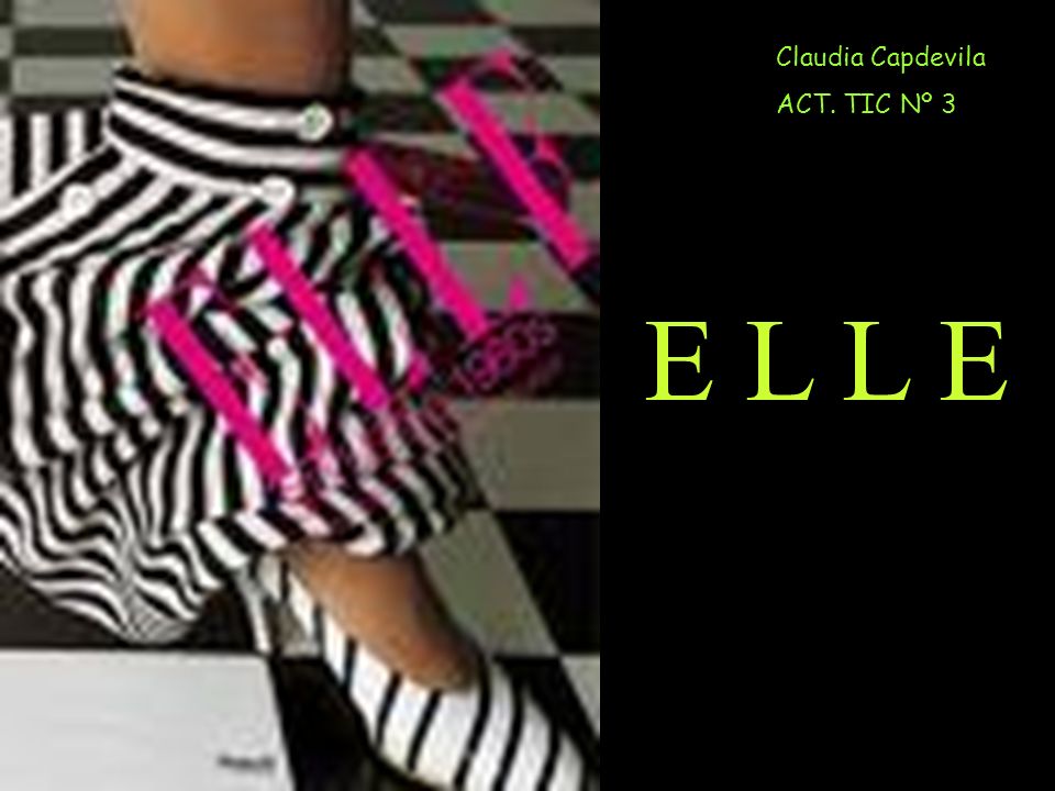 Claudia Capdevila ACT. TIC Nº 3 E L L E