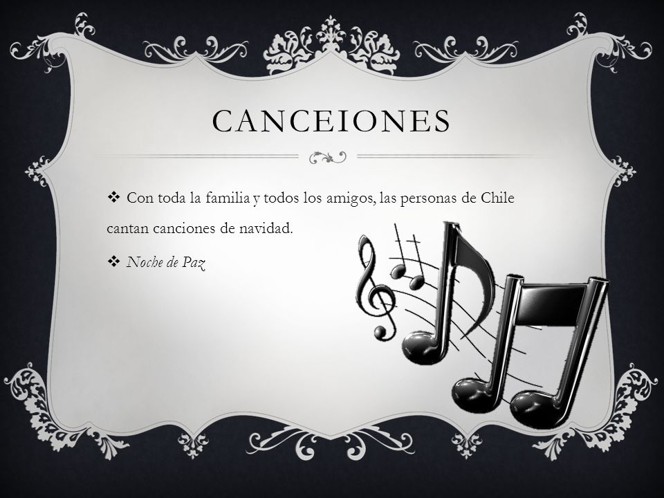 CANCEIONES Con toda la familia y todos los amigos, las personas de Chile cantan canciones de navidad.
