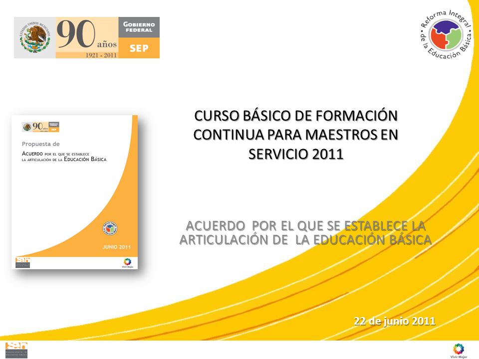 CURSO BÁSICO DE FORMACIÓN CONTINUA PARA MAESTROS EN SERVICIO 2011
