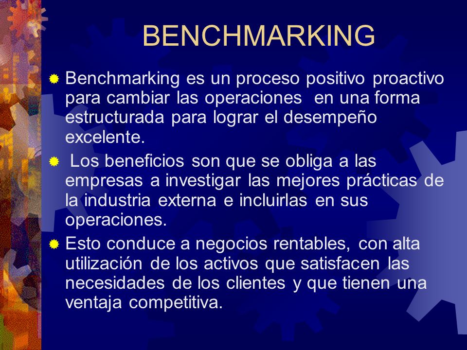 BENCHMARKING