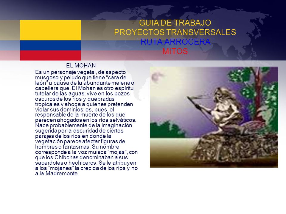 GUIA DE TRABAJO PROYECTOS TRANSVERSALES ¨ RUTA ARROCERA ¨ MITOS