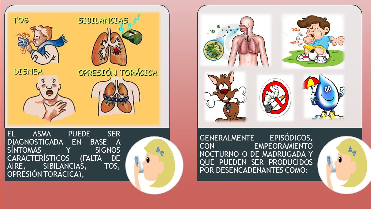 EL ASMA PUEDE SER DIAGNOSTICADA EN BASE A SÍNTOMAS Y SIGNOS CARACTERÍSTICOS (FALTA DE AIRE, SIBILANCIAS, TOS, OPRESIÓN TORÁCICA),