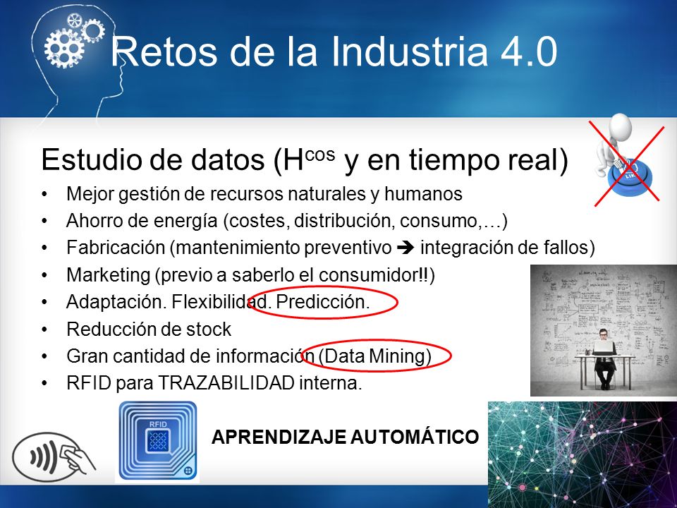 Retos de la Industria 4.0 Estudio de datos (Hcos y en tiempo real)