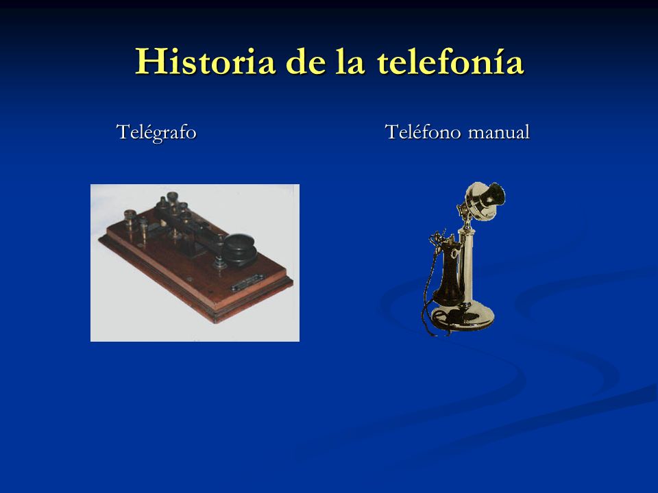 Historia de la telefonía