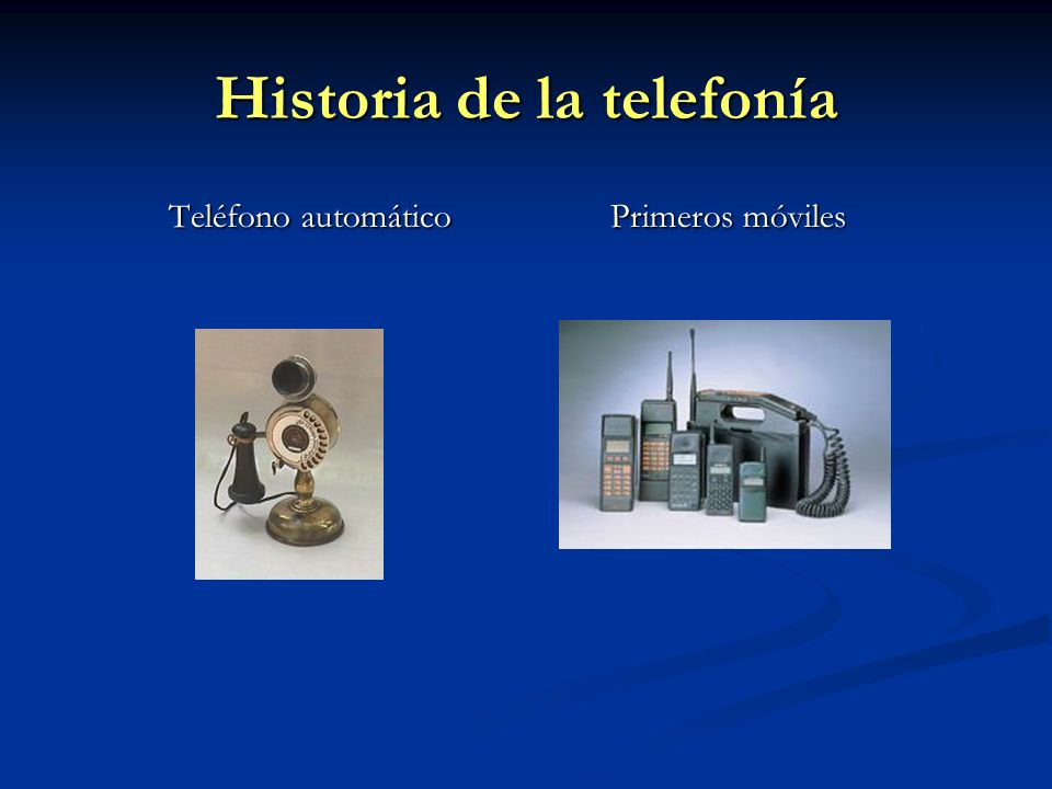 Historia de la telefonía