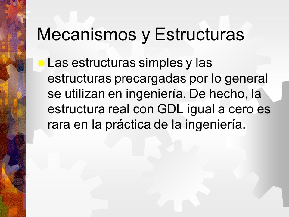 Mecanismos y Estructuras