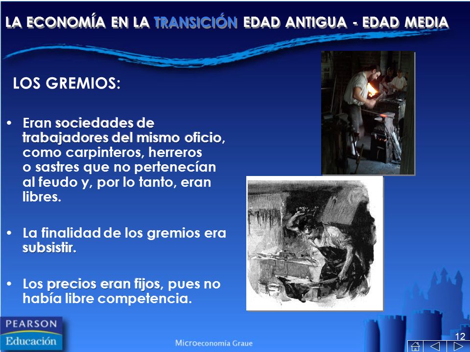 LA ECONOMÍA EN LA TRANSICIÓN EDAD ANTIGUA - EDAD MEDIA