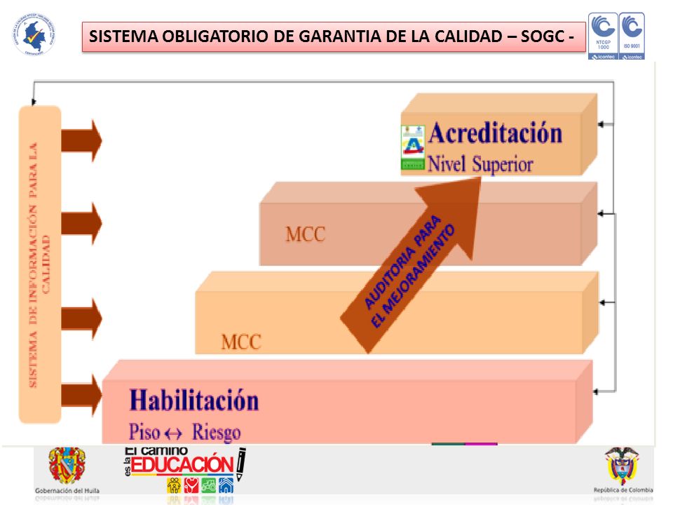 SISTEMA OBLIGATORIO DE GARANTIA DE LA CALIDAD – SOGC -