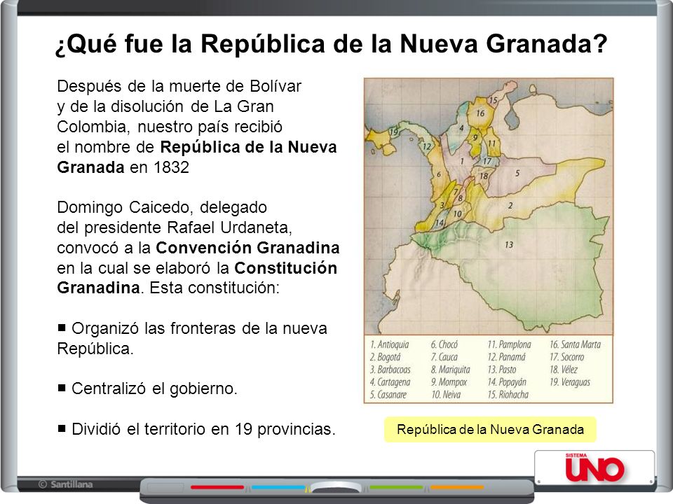 ¿Qué fue la República de la Nueva Granada