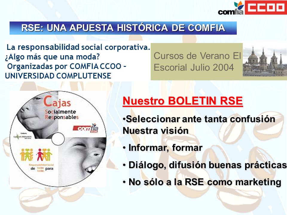RSE: UNA APUESTA HISTÓRICA DE COMFIA