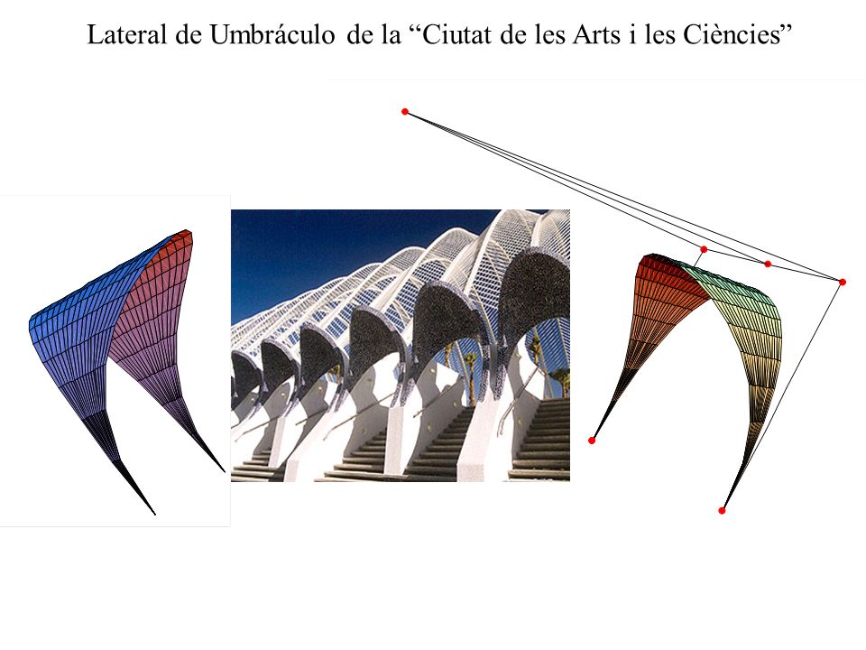 Lateral de Umbráculo de la Ciutat de les Arts i les Ciències