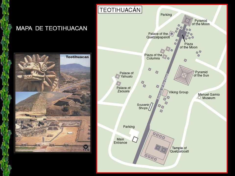 MAPA DE TEOTIHUACAN