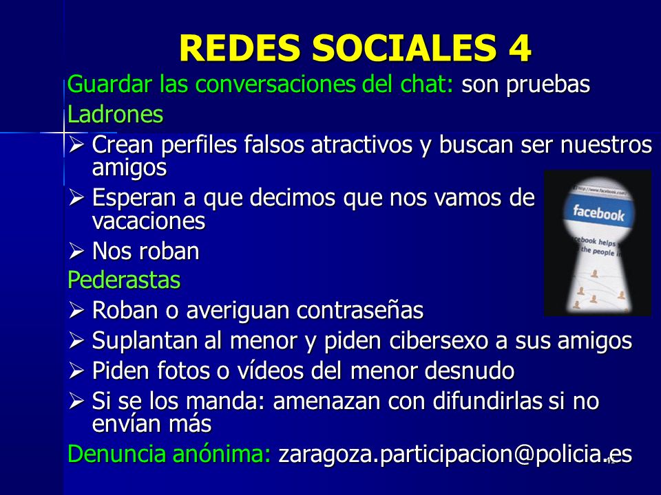 REDES SOCIALES 4 Guardar las conversaciones del chat: son pruebas