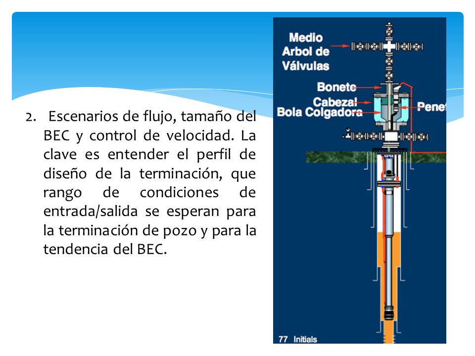 2. Escenarios de flujo, tamaño del BEC y control de velocidad