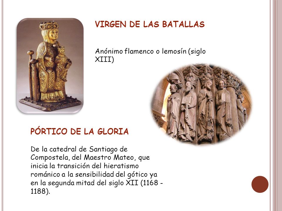 VIRGEN DE LAS BATALLAS PÓRTICO DE LA GLORIA
