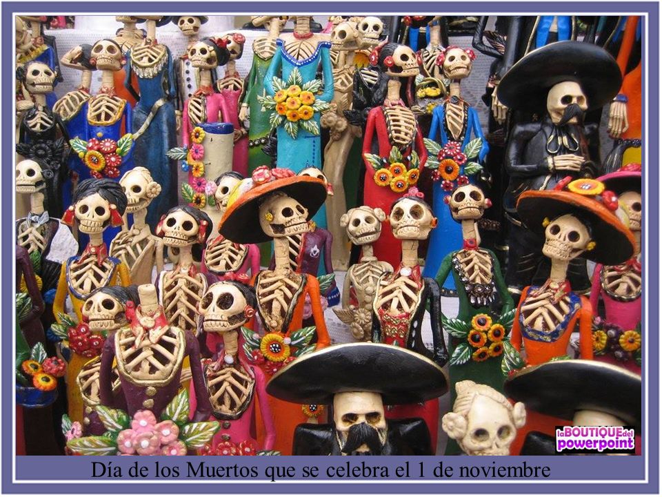 Día de los Muertos que se celebra el 1 de noviembre