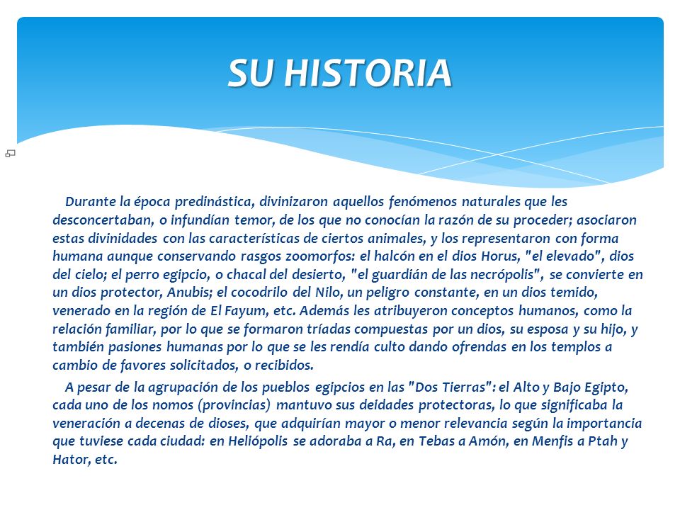 SU HISTORIA