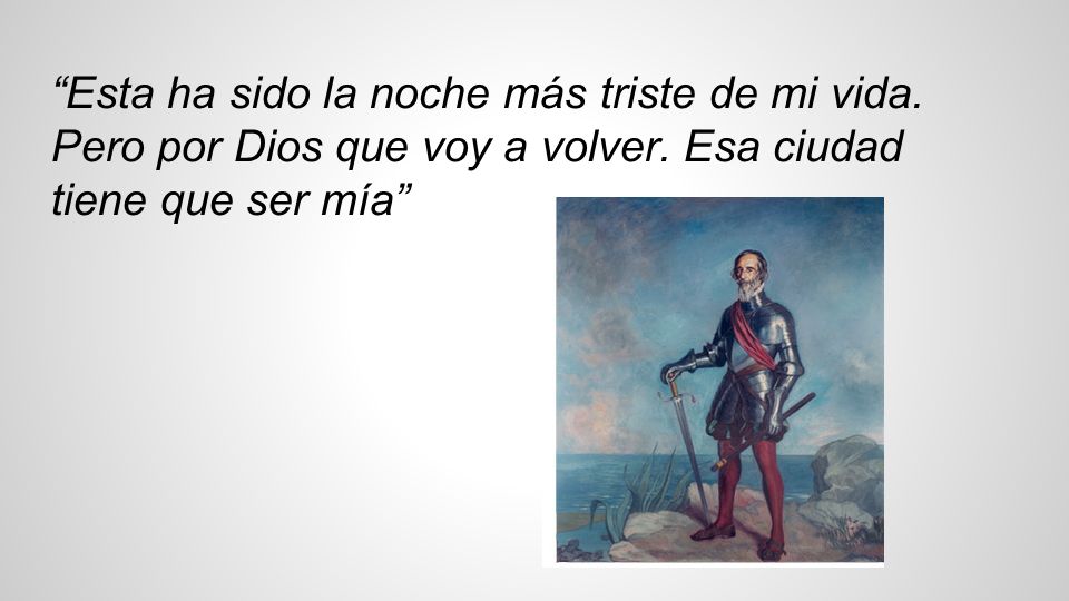Esta ha sido la noche más triste de mi vida