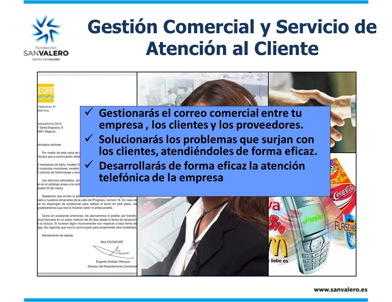 Gestión Comercial y Servicio de Atención al Cliente