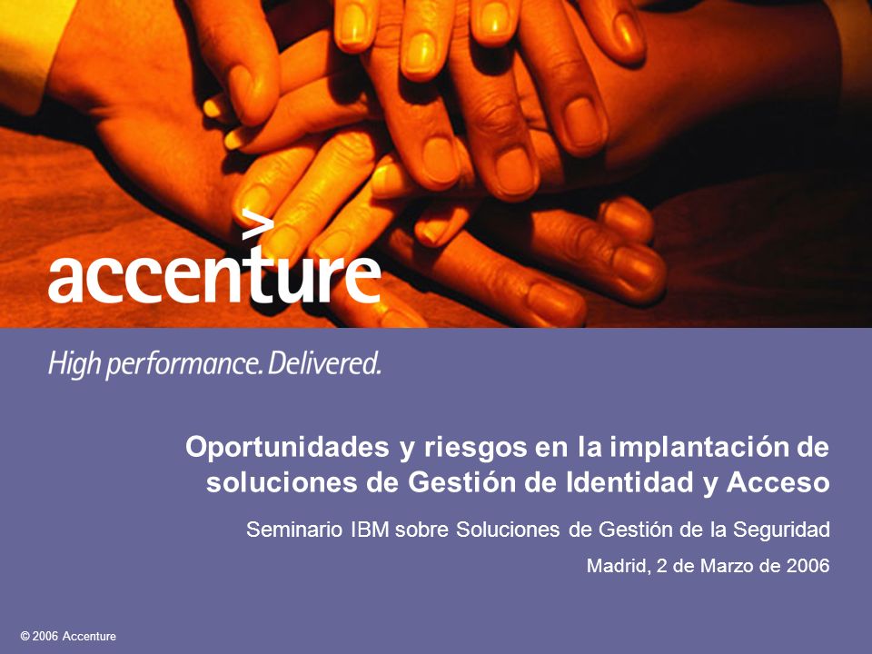 Oportunidades y riesgos en la implantación de soluciones de Gestión de Identidad y Acceso