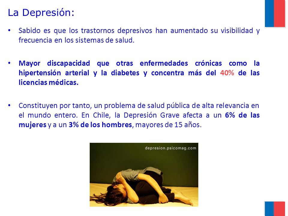 La Depresión: Sabido es que los trastornos depresivos han aumentado su visibilidad y frecuencia en los sistemas de salud.