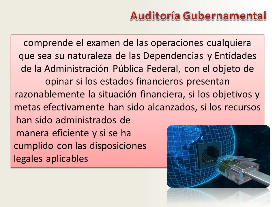 Auditoría Gubernamental