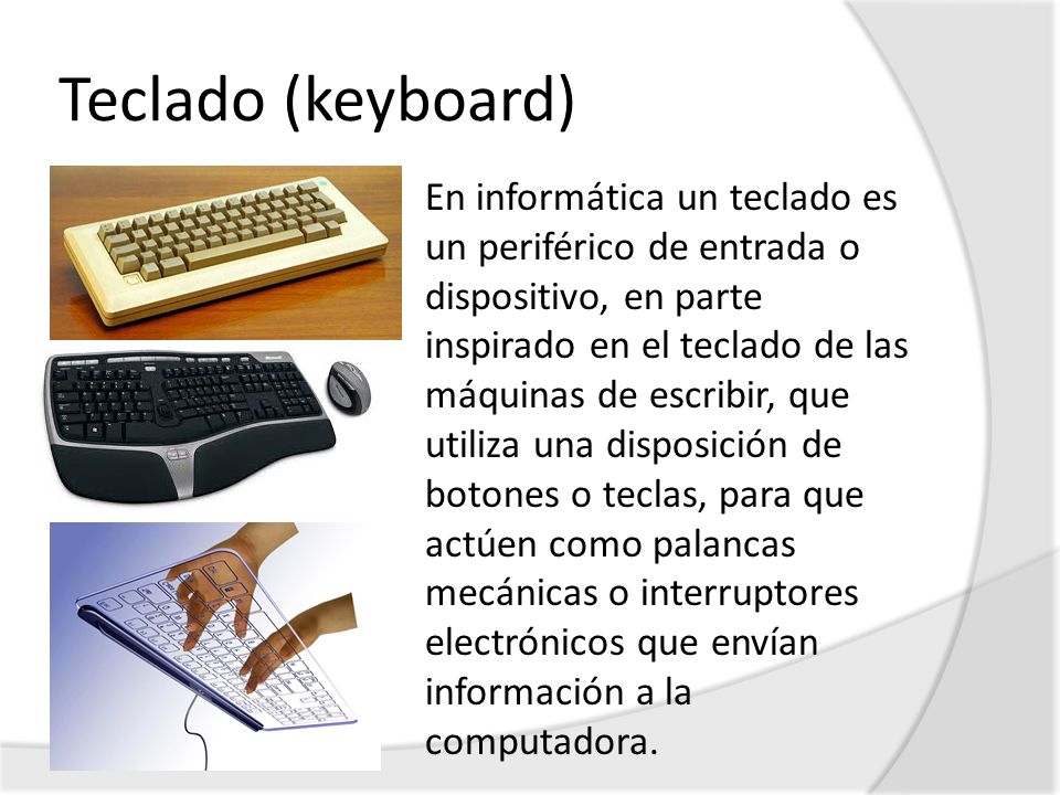 Teclado (keyboard)
