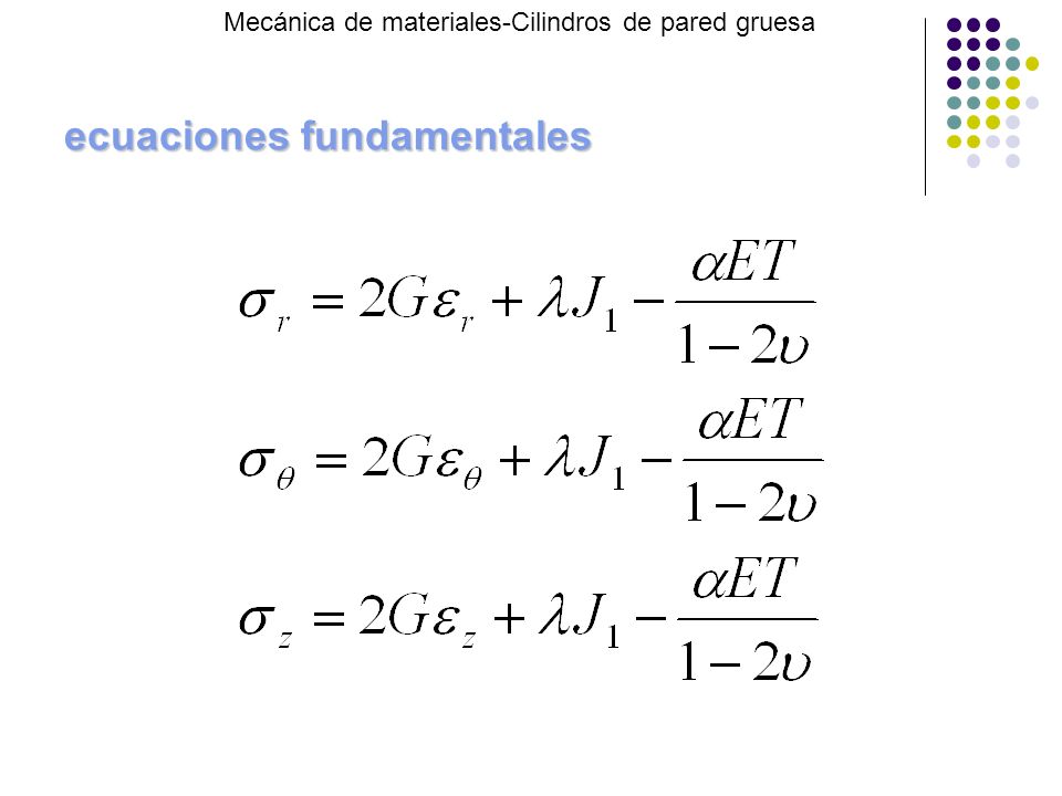 ecuaciones fundamentales