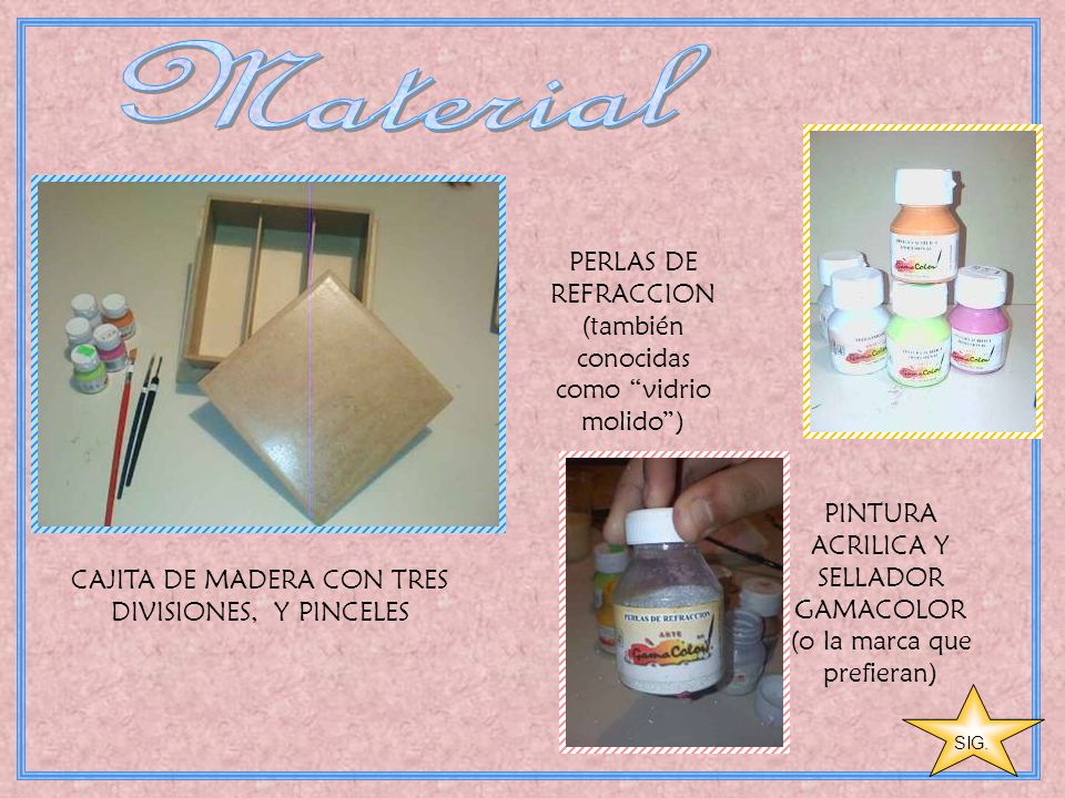 Material PERLAS DE REFRACCION (también conocidas como vidrio molido )