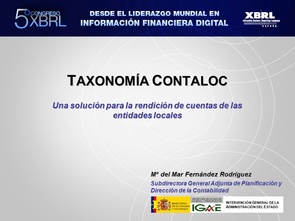 Una solución para la rendición de cuentas de las entidades locales