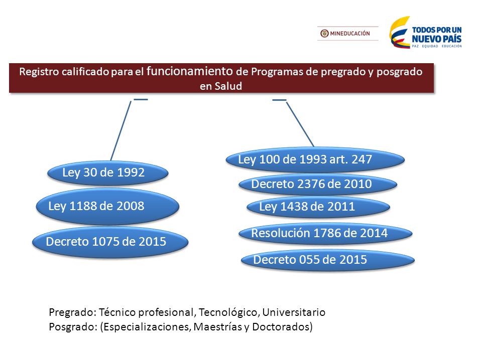 Ley 100 de 1993 art. 247 Ley 30 de 1992 Decreto 2376 de 2010