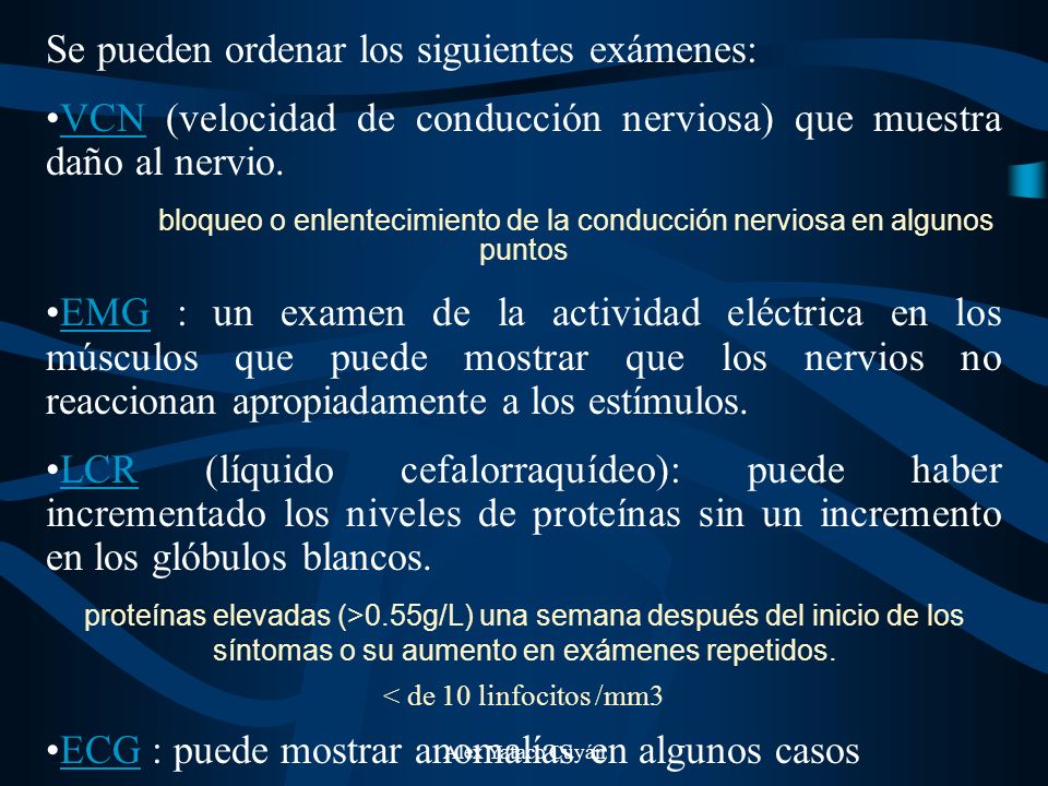 bloqueo o enlentecimiento de la conducción nerviosa en algunos puntos