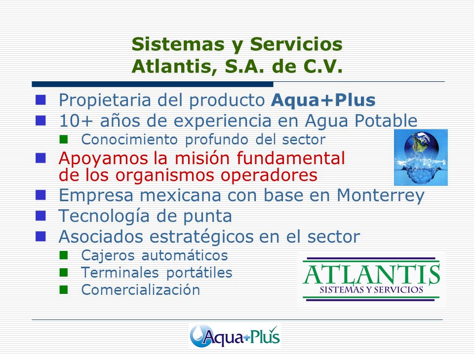 Sistemas y Servicios Atlantis, S.A. de C.V.