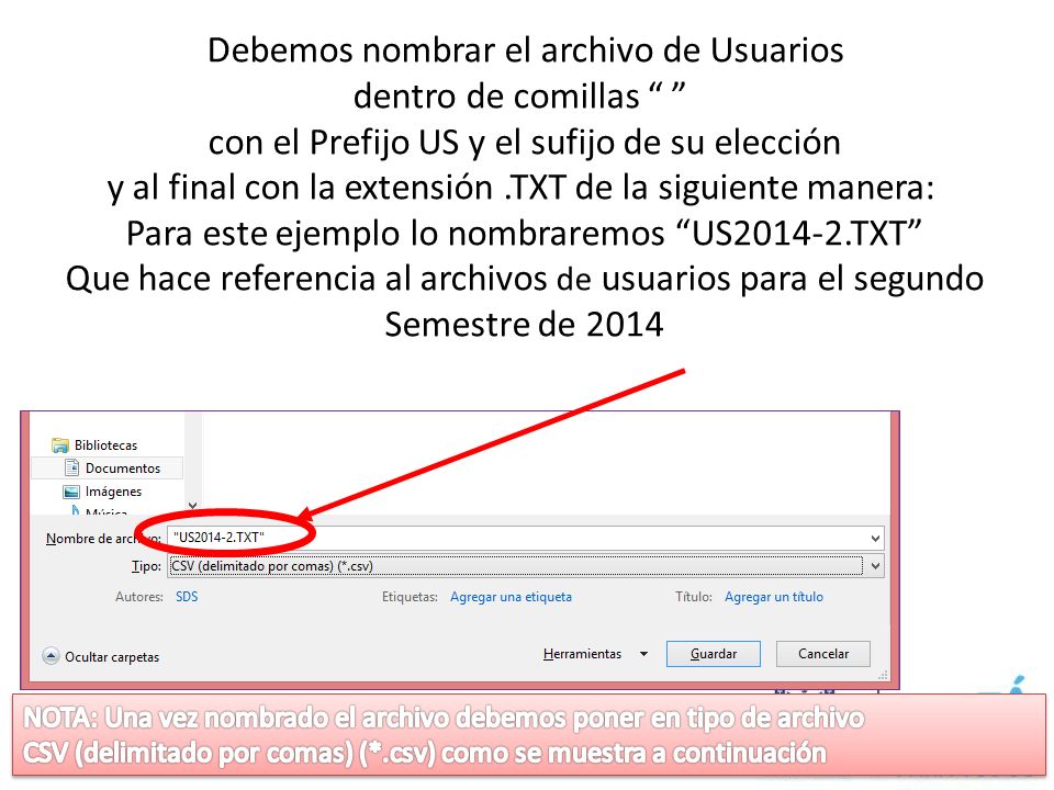 con el Prefijo US y el sufijo de su elección