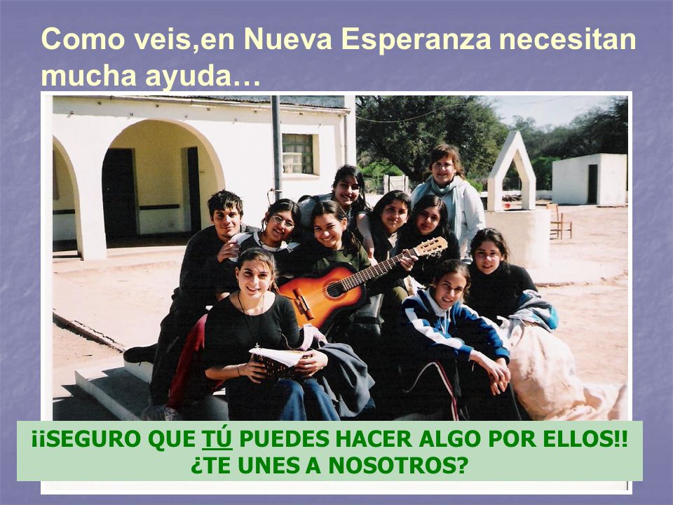 ¡¡SEGURO QUE TÚ PUEDES HACER ALGO POR ELLOS!! ¿TE UNES A NOSOTROS