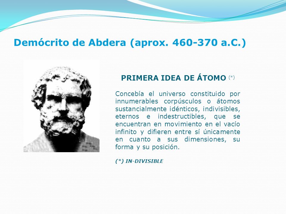 Demócrito de Abdera (aprox a.C.)