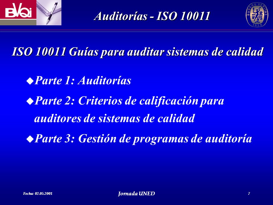 ISO Guías para auditar sistemas de calidad