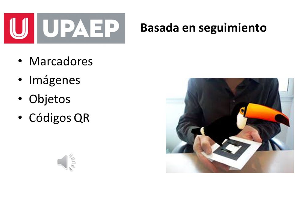 Basada en seguimiento Marcadores Imágenes Objetos Códigos QR