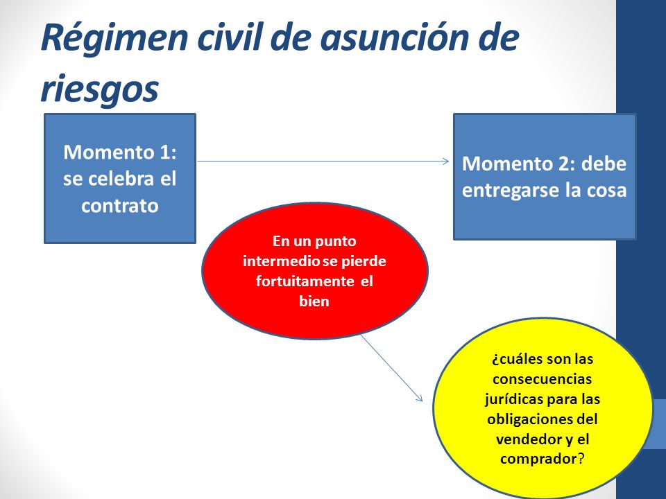 Régimen civil de asunción de riesgos