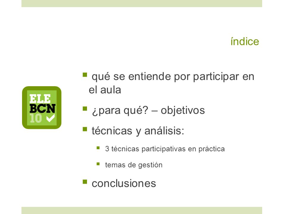 qué se entiende por participar en el aula ¿para qué – objetivos