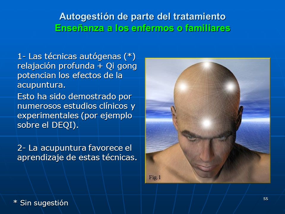 Autogestión de parte del tratamiento Enseñanza a los enfermos o familiares