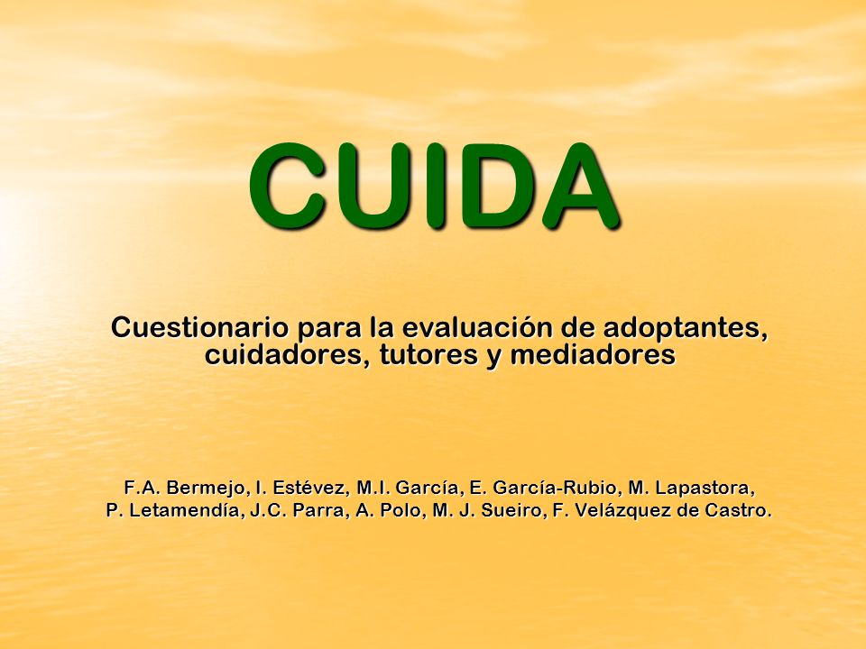 F.A. Bermejo, I. Estévez, M.I. García, E. García-Rubio, M. Lapastora,