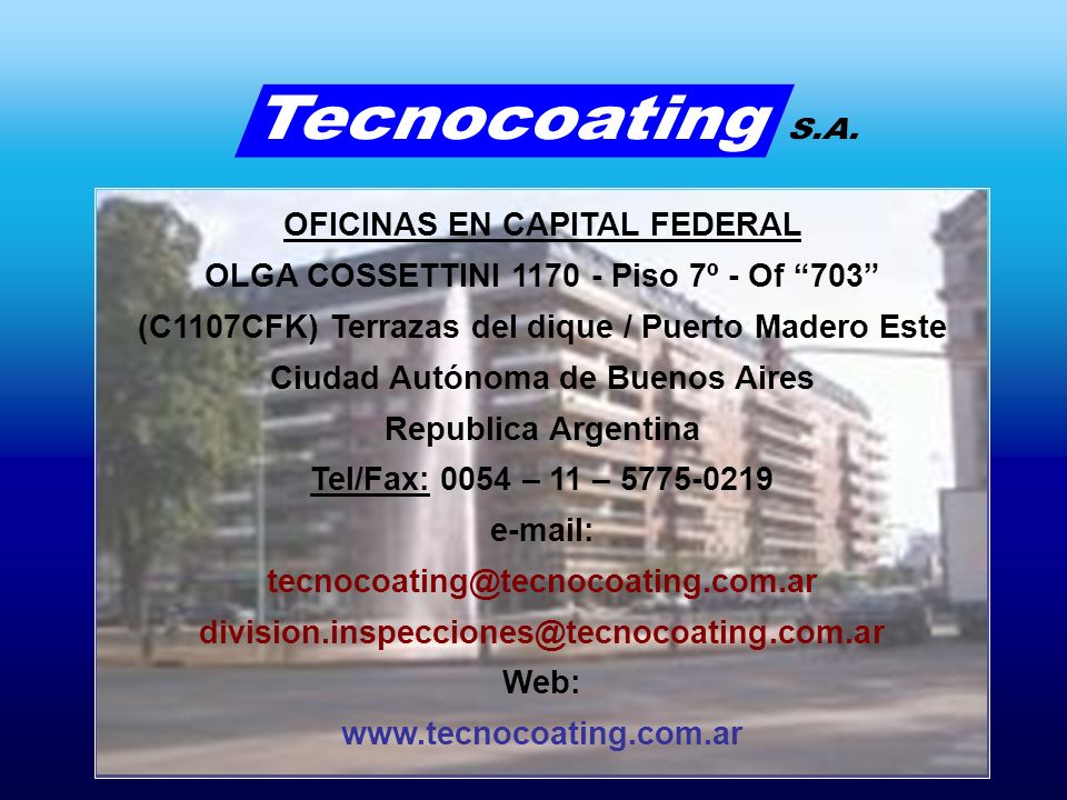 OFICINAS EN CAPITAL FEDERAL OLGA COSSETTINI Piso 7º - Of 703