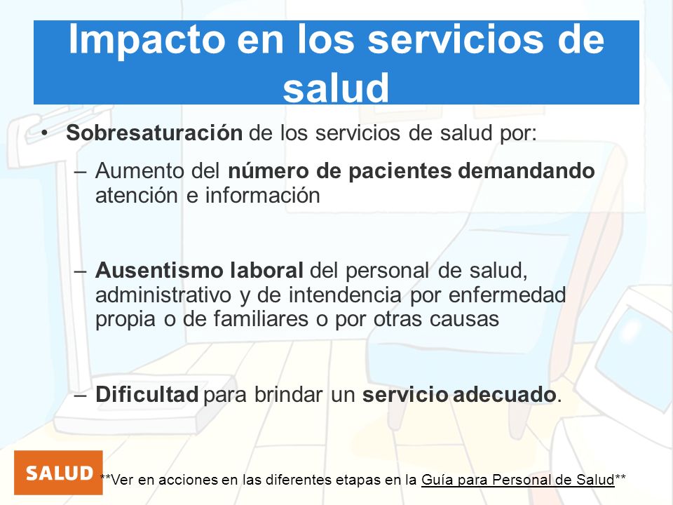 Impacto en los servicios de salud