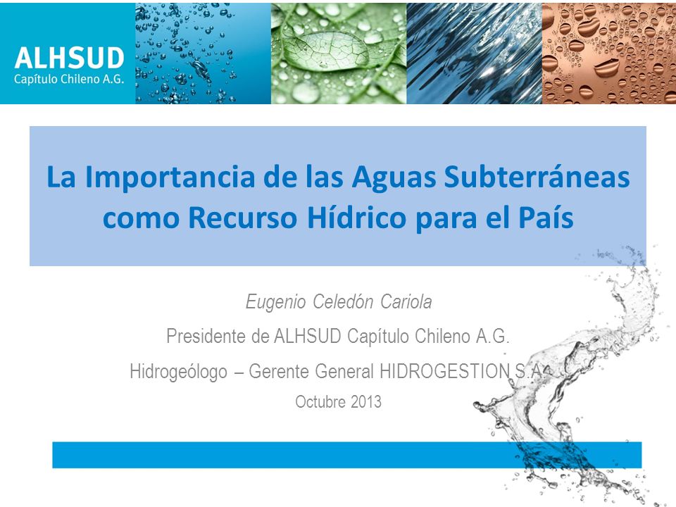 La Importancia de las Aguas Subterráneas como Recurso Hídrico para el País